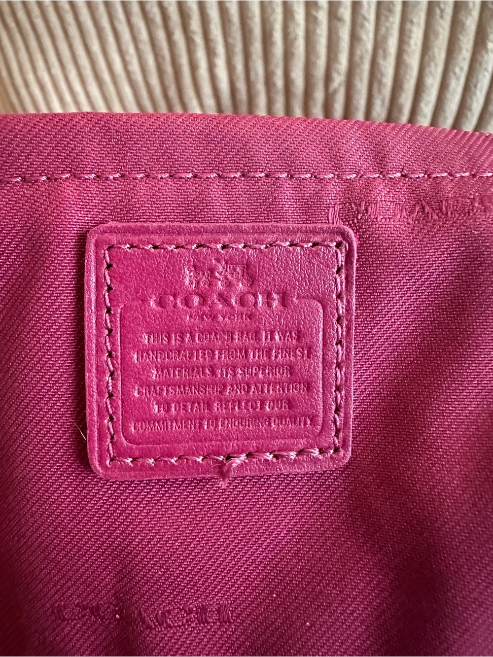Coach Pebble Leather Crossbody in Burgundy - Picture 10 of 13